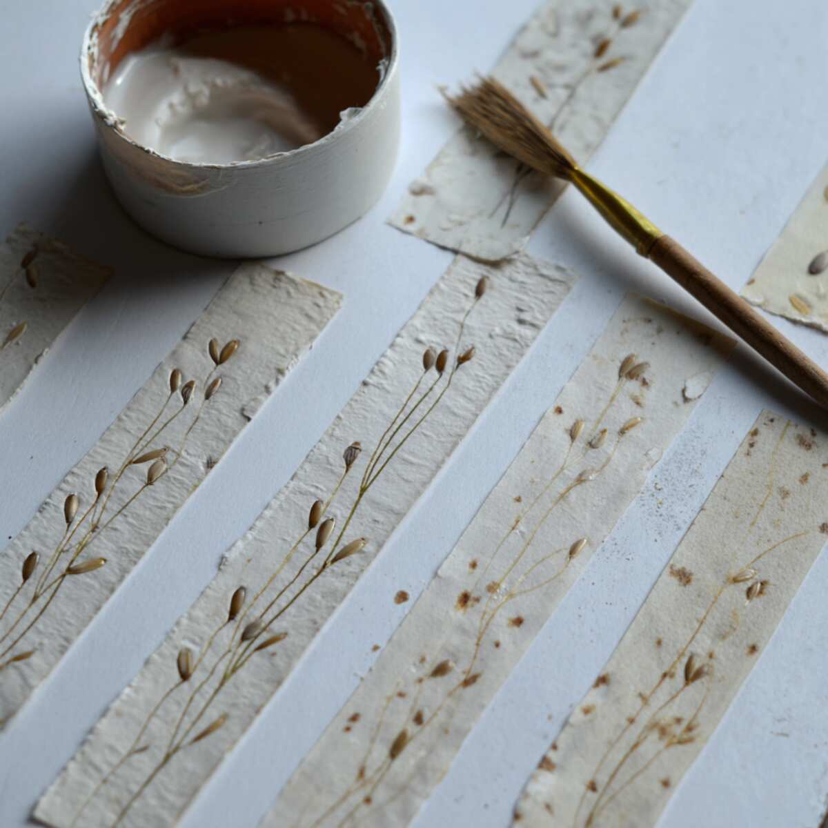 Flour-and-Water Paste Seed Tape