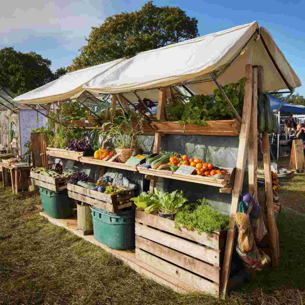 Farmers’ Swap-and-Share Stand