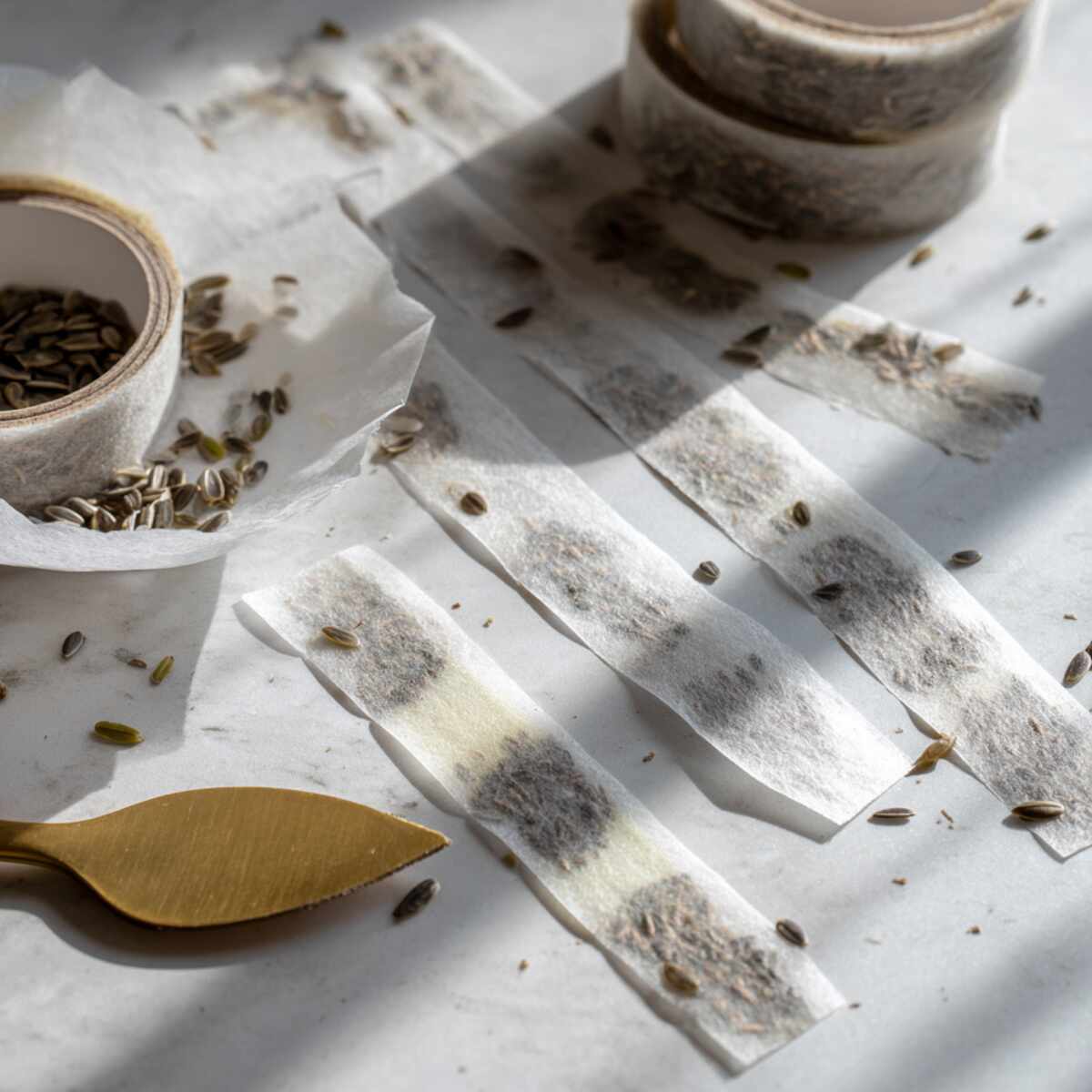 Parchment Paper Seed Tape
