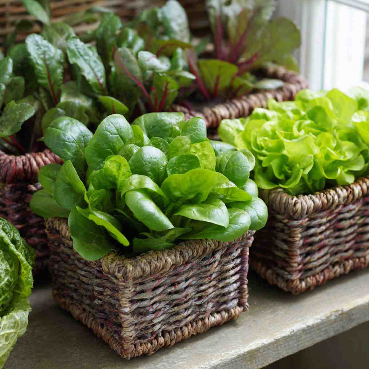 Mini Vegetable Garden (Lettuce, Spinach, Radishes)
