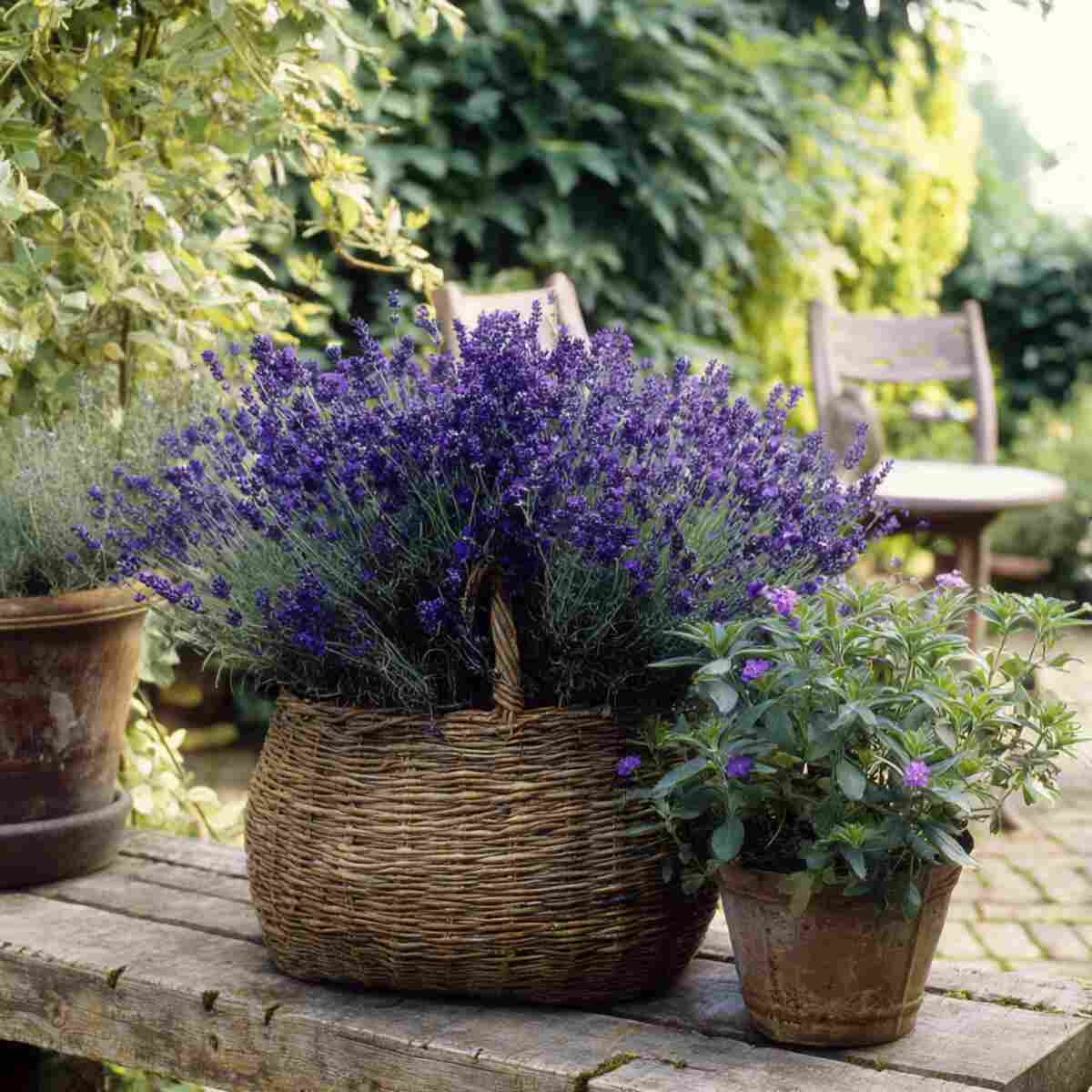 Aromatic Lavender Basket