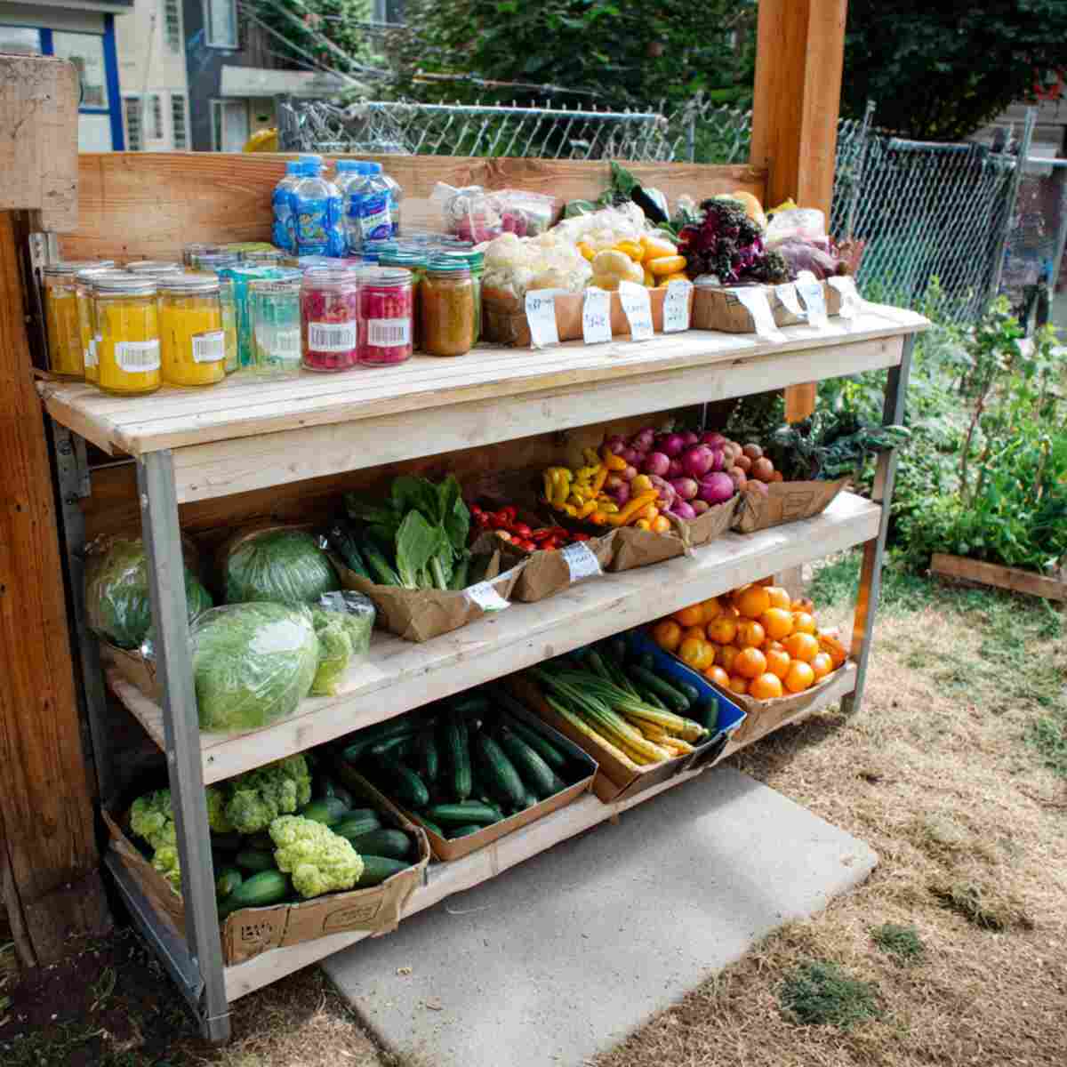Community Food Exchange Shelf