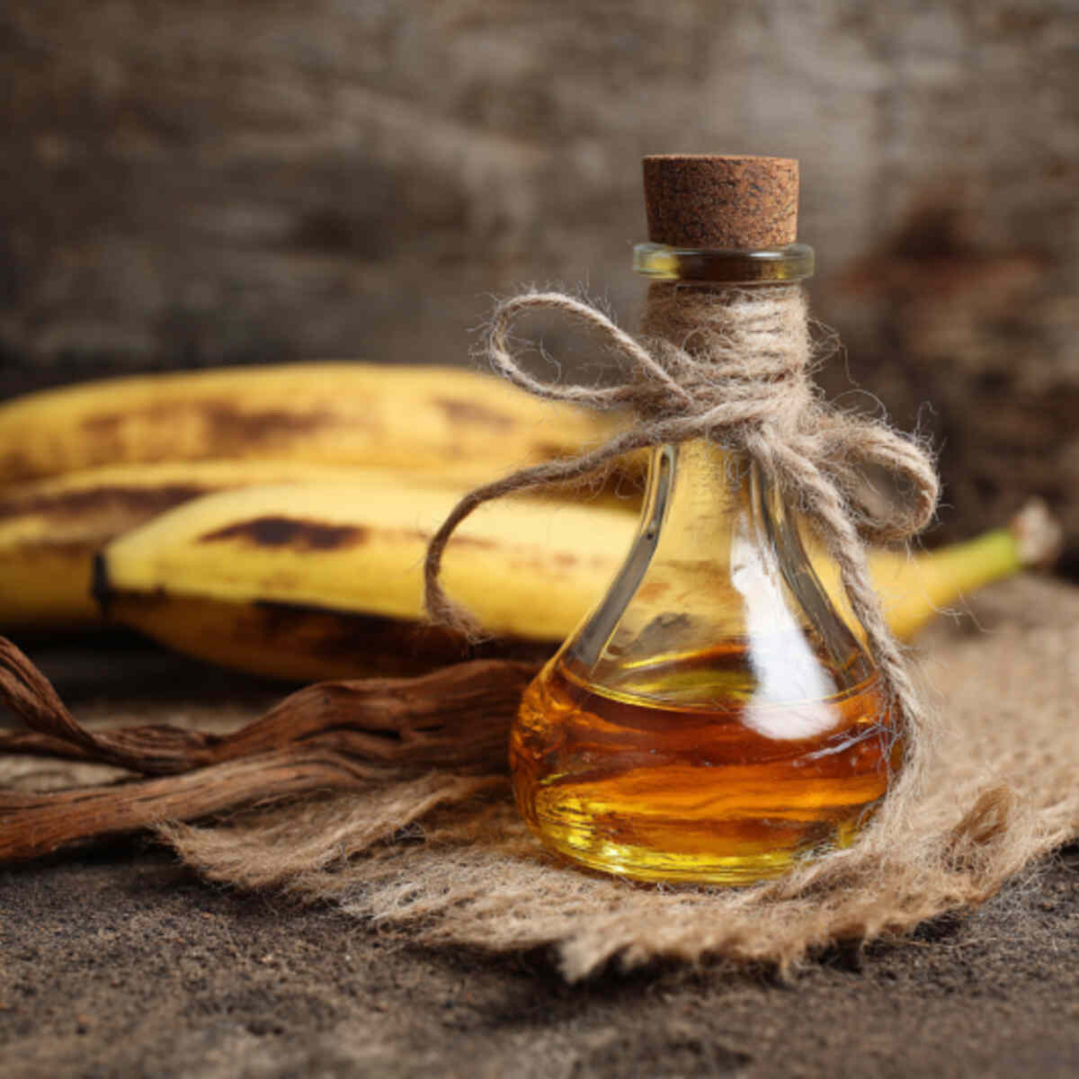 Banana peel vinegar for soil aci