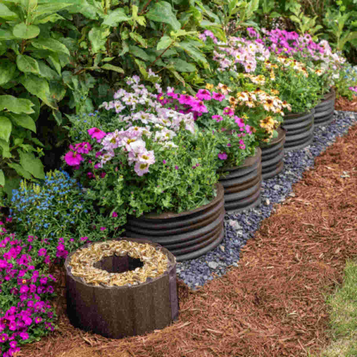 Flower Border with Decorative Co
