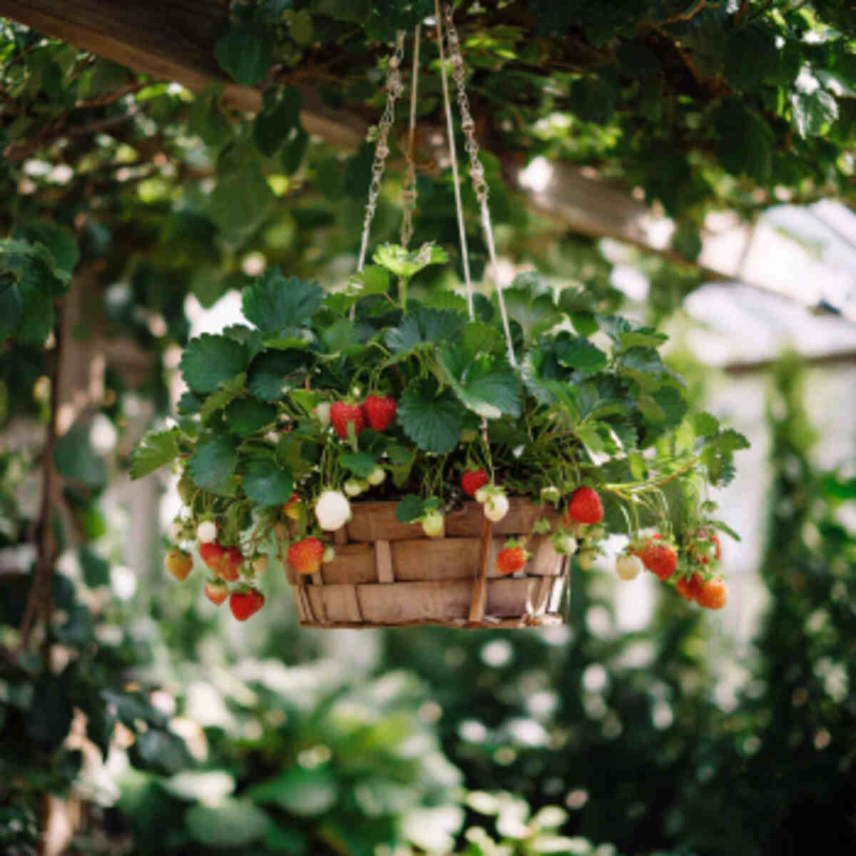 Hanging wooden fruit basket plan