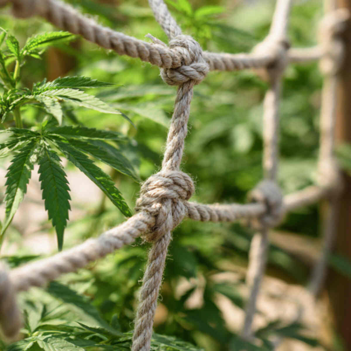 Hemp rope nets