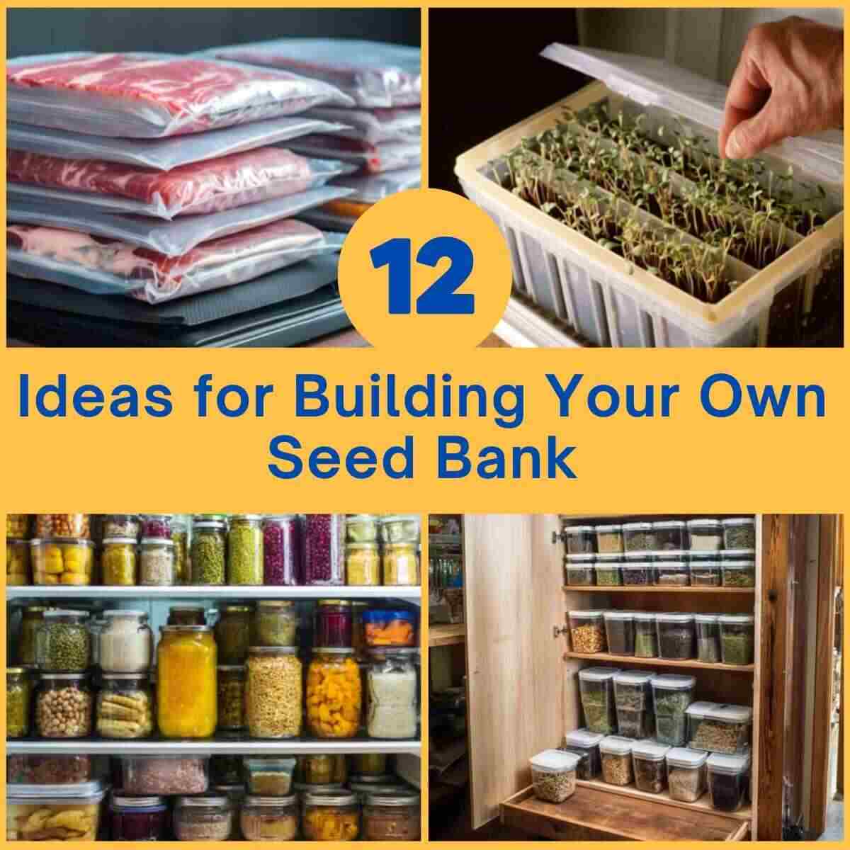 Ideas for Building Your Own Seed Bank