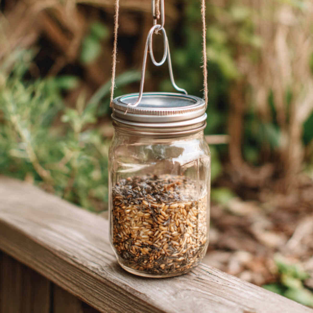 Mason Jar Pollen Keeper