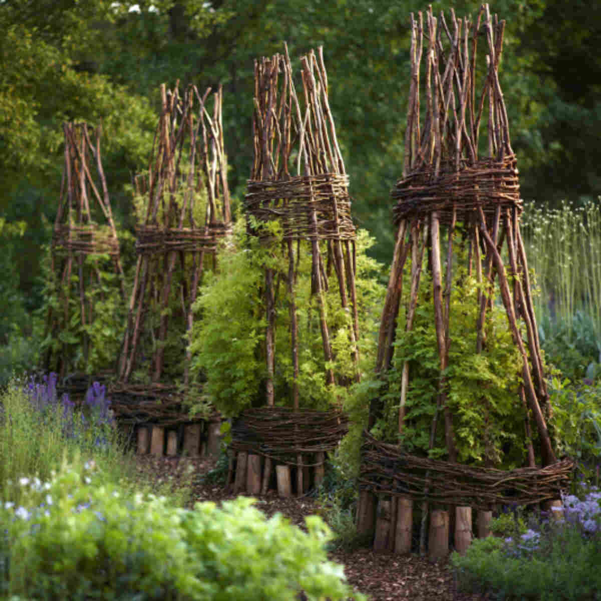 Stump trellises