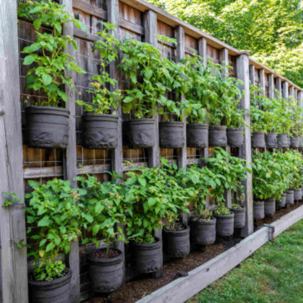 Vertical Trellis Garden with Sub
