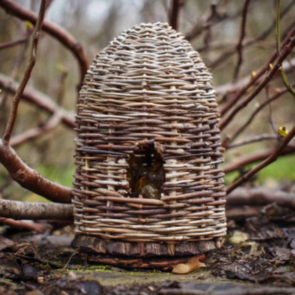 Woven Willow Pollen Hut