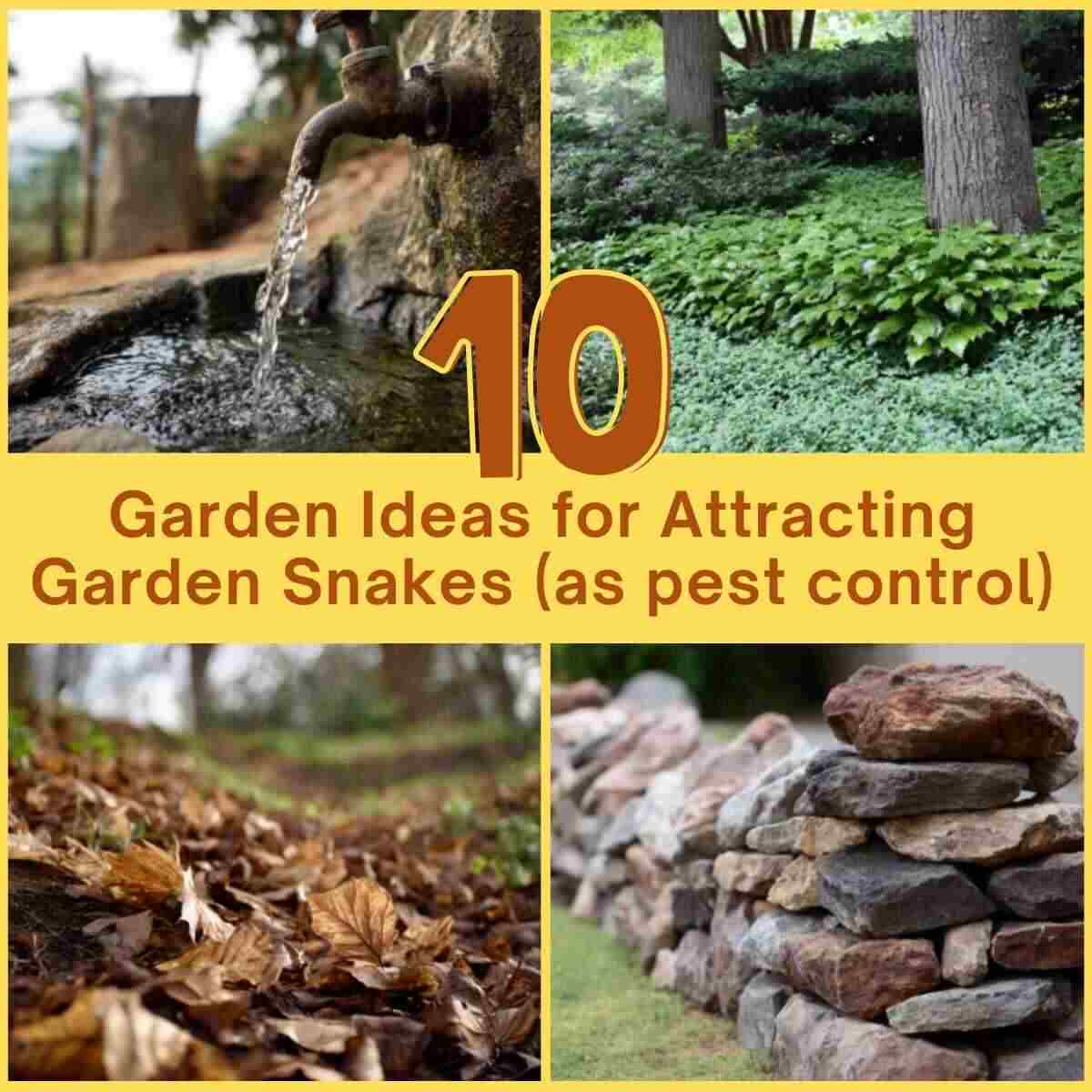 Garden Ideas for Attracting Garden Snakes