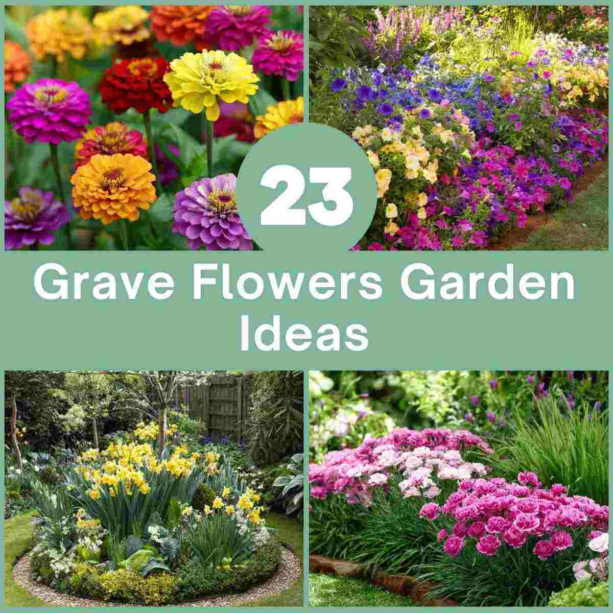 Grave Flowers Garden Ideas