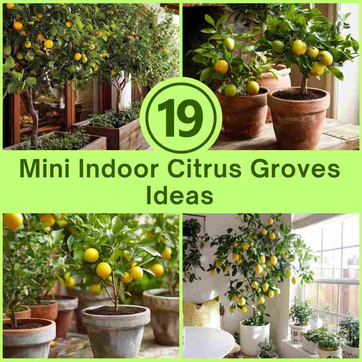 Mini Indoor Citrus Groves Ideas