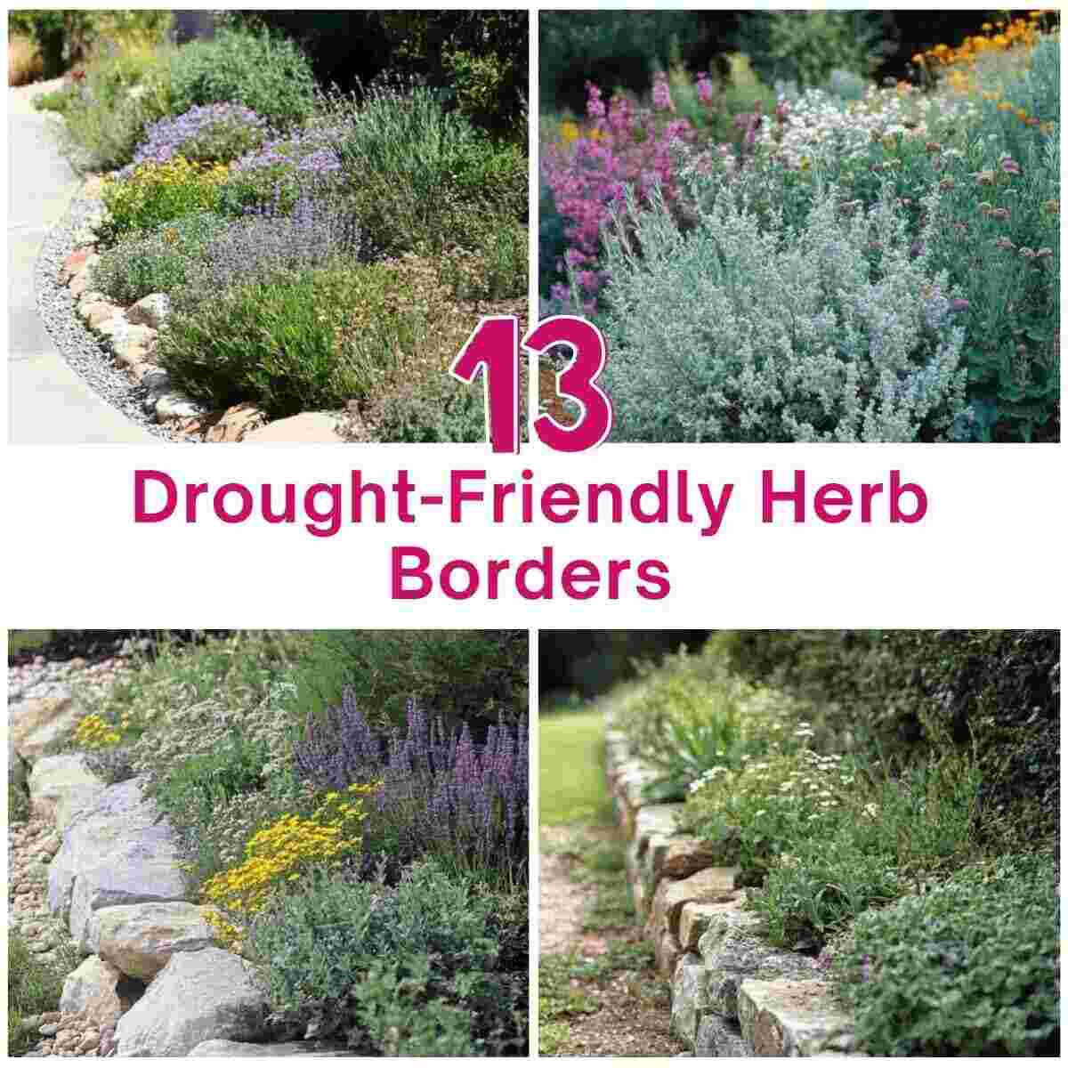 Drought-Friendly Herb Borders