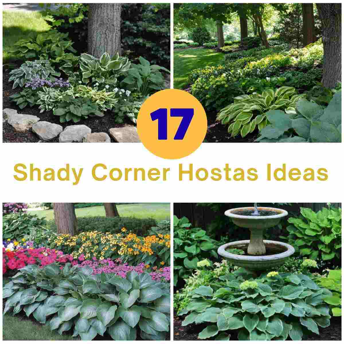 Shady Corner Hostas Ideas